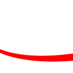 long red curved arrow png