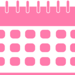 pink calendar icon png